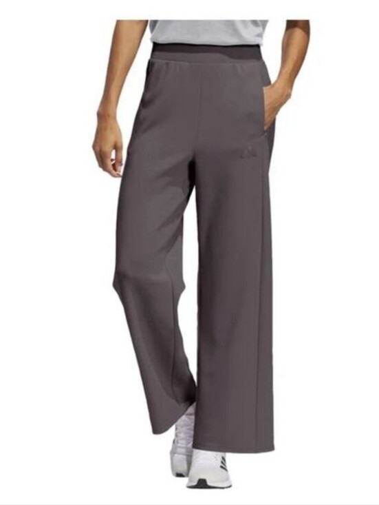 adidas Pants - NWT Adidas Grey Strata Wide Leg High Rise Athletic Pants